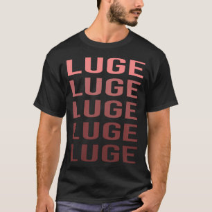 Camiseta Texto Vermelho Luge Luger