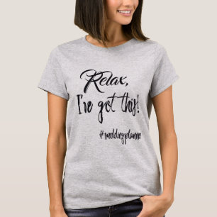 Camiseta Textografia do Planejador Trendy Wedding
