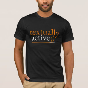 Camiseta Textually active