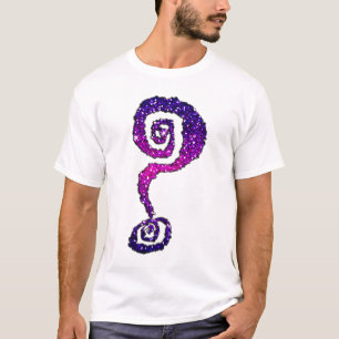 Camiseta Textura cor-de-rosa roxa dos Sparkles dos brilhos