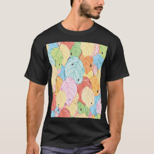 Camiseta Textura De Folha Brilhante: A Natureza Inspirou.