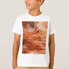 Camiseta Textura de Grão de Madeira