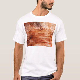 Camiseta Textura de Grão de Madeira