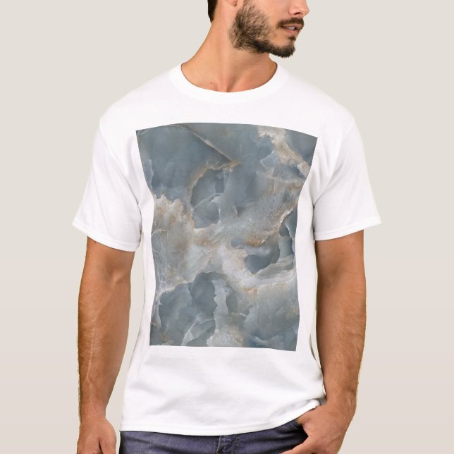 Camiseta Textura de mármore de alta resolução, pedra natura (Frente)