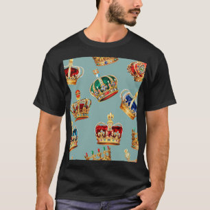 Camiseta Textura de Moda Barroca ouro