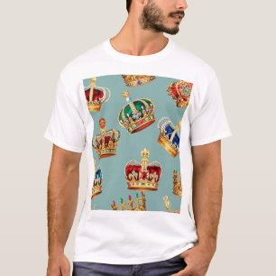 Camiseta Textura de Moda Barroca ouro