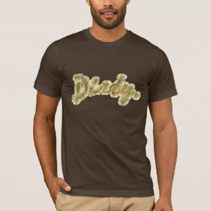 Camiseta Textura de respingo de lama marrom terrosa áspera