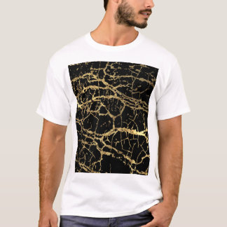 Camiseta Textura Dourada de borbulhamento: Elemento Design