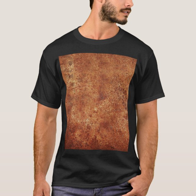 Camiseta Textura Rústica de Velho Grunge (Frente)