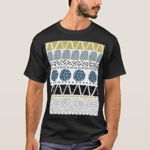 Camiseta Textura vínica criativa desenhada à mão de abstrat