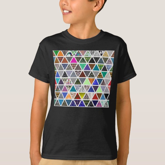 Camiseta Texturas triangulares 02 (Frente)