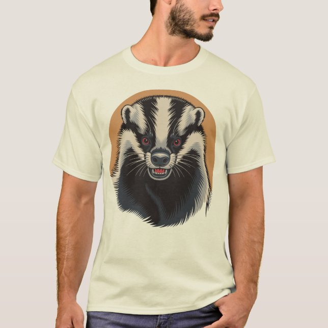 Camiseta Texugo Bravo (Frente)