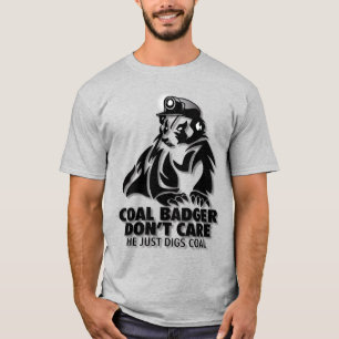 CAMISETA TEXUGO DO CARVÃO NÃO SE IMPORTA