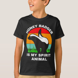 Camiseta Texugo-honey engraçado é meu animal espiritual