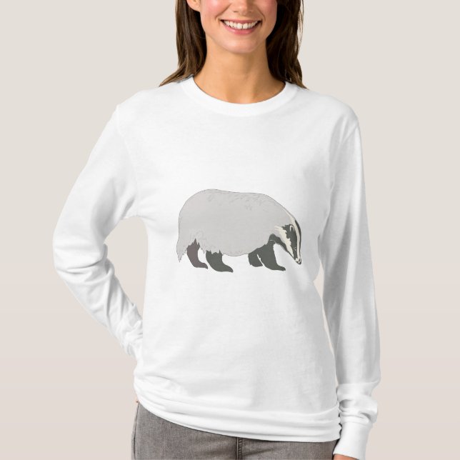 Camiseta texugo-mel (Frente)