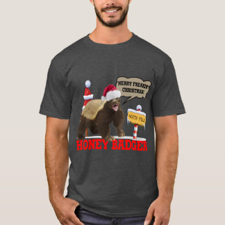 Camiseta Texugo Merry Freakin Natal