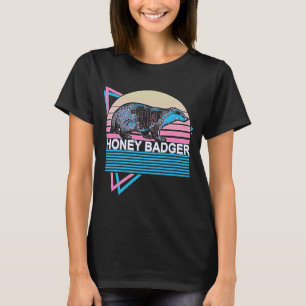 Camiseta Texugo Velho Mel Retro Vaporwave Anos 80 90