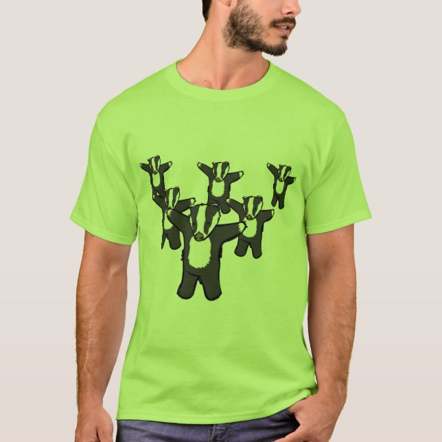 Camiseta Texugos dos texugos dos texugos (Frente)