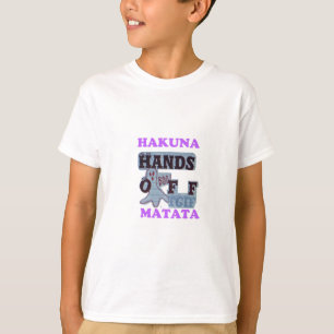 Camiseta TGIF Hakuna Matata Mãos De Cabeça Engraçada