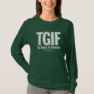 Camiseta TGIF: O Goalie é fantástico (o hóquei)