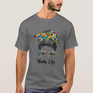 Camiseta Th Autistic Autism Awareness Mom Life S Women Mom