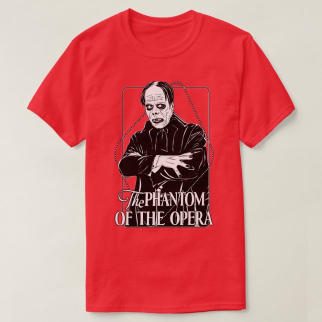 Camiseta Tha Phantom da Ópera (Frente do Design)