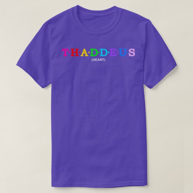 Camiseta Thaddeus Heart 1 (Frente do Design)
