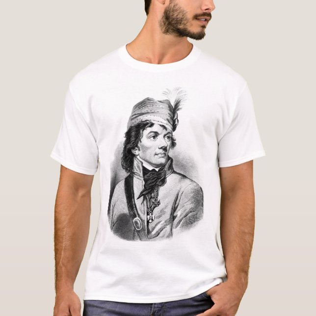 Camiseta Thaddeus Kosciuszko.  Copie a imagem _War (Frente)