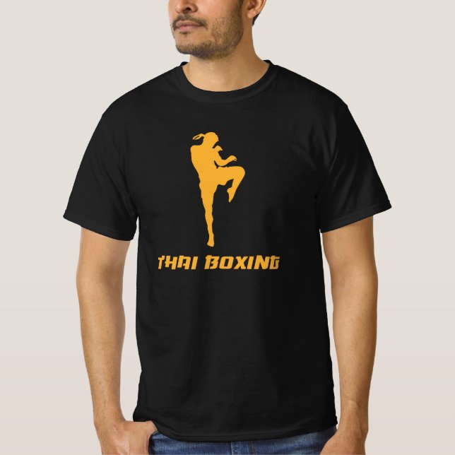 Camiseta Thai Boxing Knee Strike Fighter (Frente)