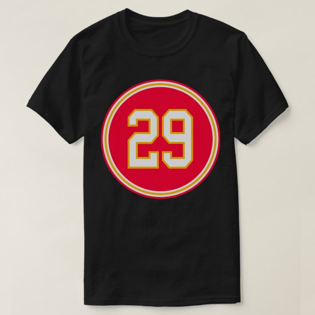 Camiseta Thakarius Keyes Número 29 de Jersey, Chefe da Cida (Frente do Design)