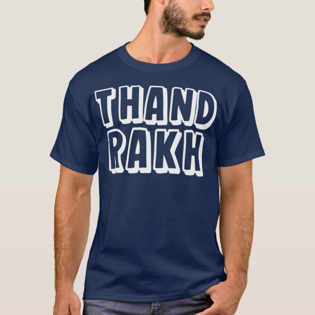 Camiseta Thand Rakh Punjabi Desi Sikh Funny Indian Gift (Frente)