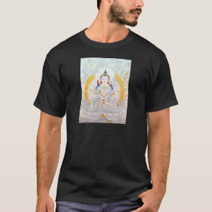 CAMISETA THANGKA QUE PINTA A ARTE DE TIBET