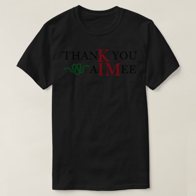 Camiseta ThanK you aIMee TShirt 4 (Frente do Design)
