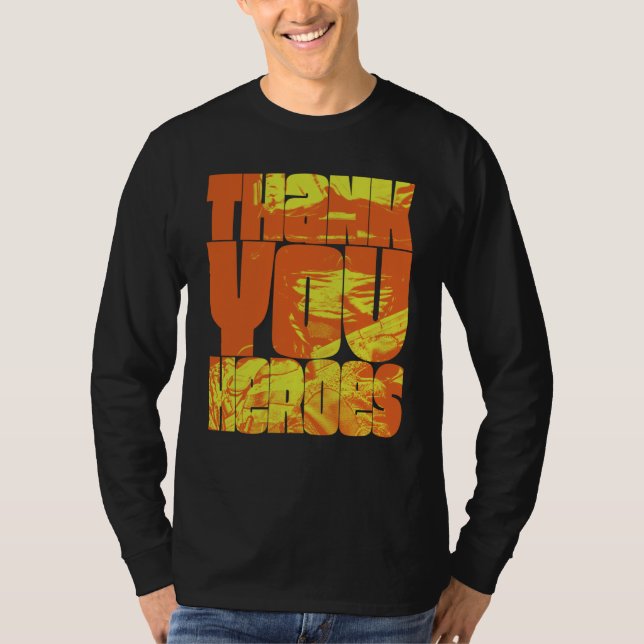 Camiseta Thank You Heroes  22 (Frente)