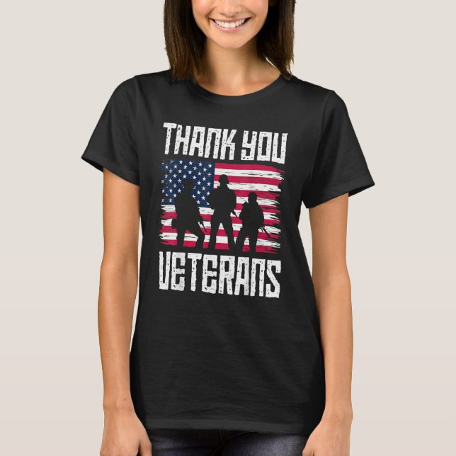 Camiseta Thank you Veterans  Veterans Day 2022 (Frente)