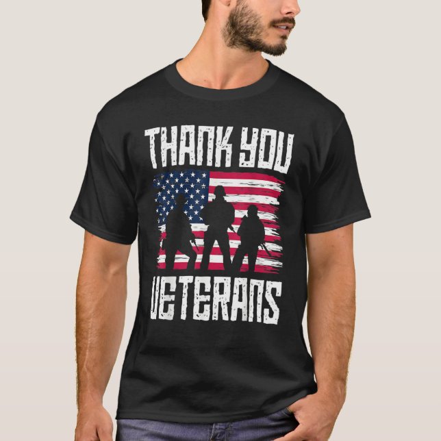 Camiseta Thank you Veterans  Veterans Day 2022 (Frente)