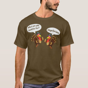 Camiseta Thankful for Vegetarians Thanksgiving Funny 