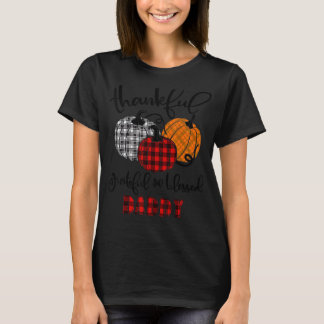 Camiseta Thankful Grateful Blessed Daddy Autumn Fall Pumpki