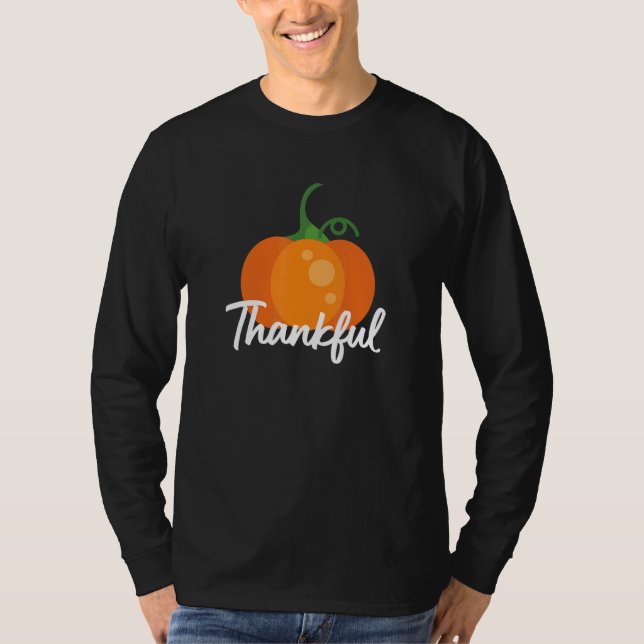 Camiseta Thankful  Turkey Thanksgiving Day (Frente)