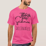 Camiseta Thanks Science Vaccinated 2<br><div class="desc">Thanks Science Vaccinated 2 .Check out our nurse t shirt selection for the very best in unique or custom,  handmade pieces from our shops.</div>