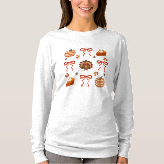 Camiseta Thanksgiving Bows Shirt