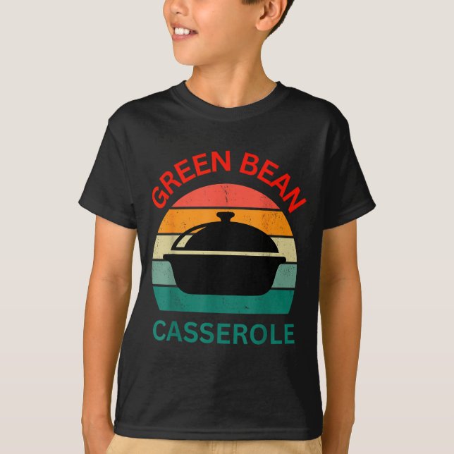 Camiseta Thanksgiving Christmas Funny Green Bean Cerole Des (Frente)