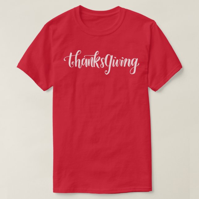 Camiseta Thanksgiving - Happy Thanksgiving Design for adult (Frente do Design)