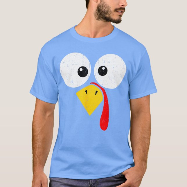 Camiseta Thanksgiving Matching Family s Funnyurkey Costume  (Frente)