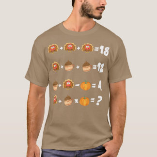 Camiseta Thanksgiving Order of Operations Quiz Math Teacher