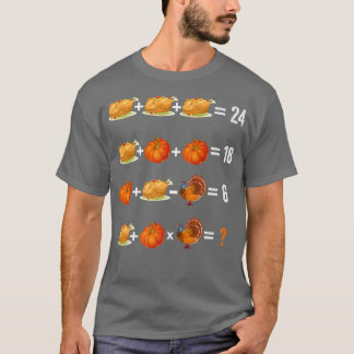 Camiseta Thanksgiving Order of Operations Quiz Math Teacher