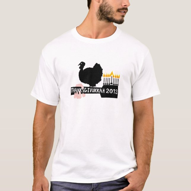 Camiseta thanksgivukkah 2013 (Frente)