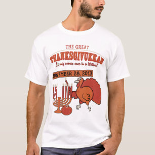 Camiseta 'Thanksgivukkah festivo