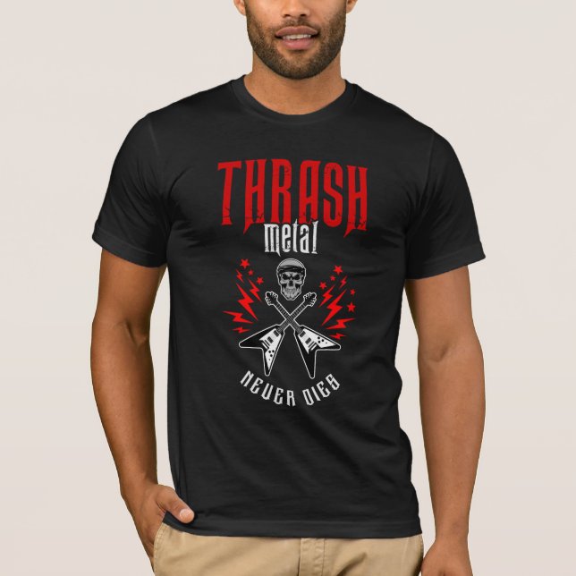 Camiseta Thash Metal Nunca Morre (Frente)