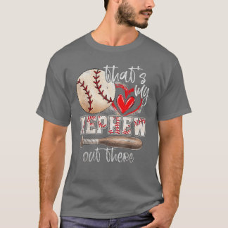Camiseta Thats My Nephew Outhere Baseball Aunt Auntie Mothe